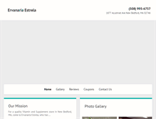Tablet Screenshot of ervanariaestrela.com